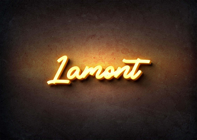 Free photo of Glow Name Profile Picture for Lamont