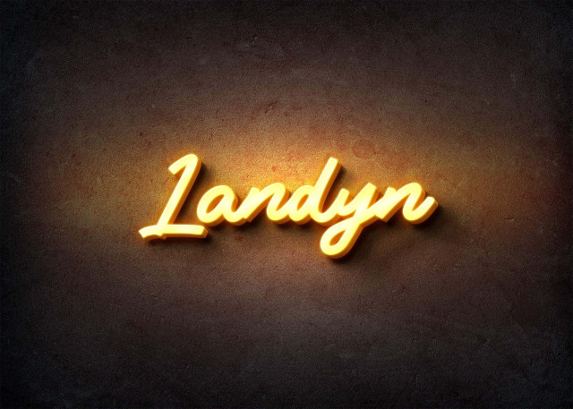Free photo of Glow Name Profile Picture for Landyn
