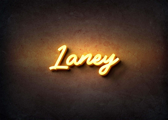 Free photo of Glow Name Profile Picture for Laney