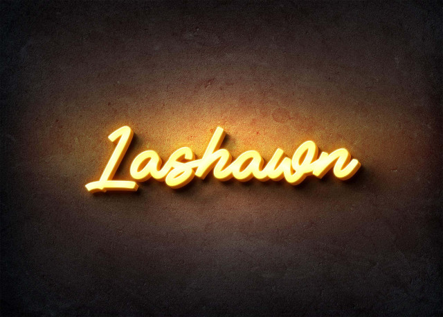 Free photo of Glow Name Profile Picture for Lashawn