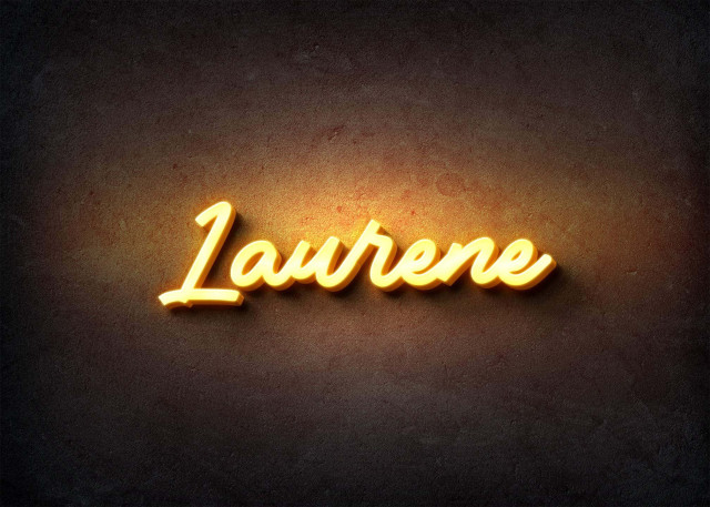 Free photo of Glow Name Profile Picture for Laurene