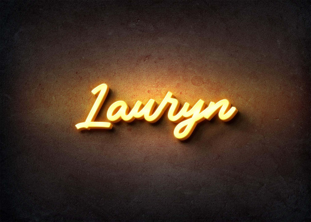 Free photo of Glow Name Profile Picture for Lauryn