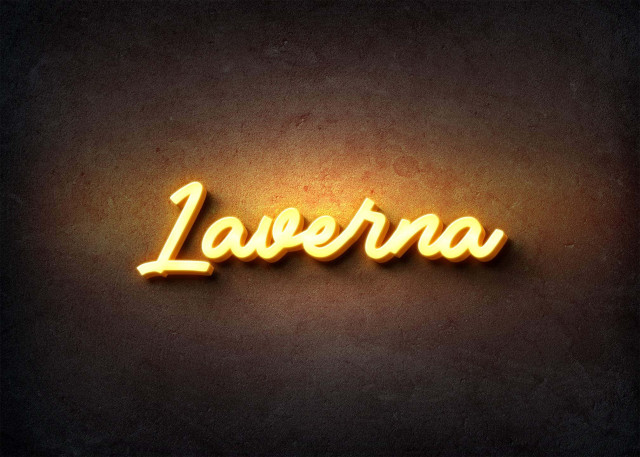 Free photo of Glow Name Profile Picture for Laverna