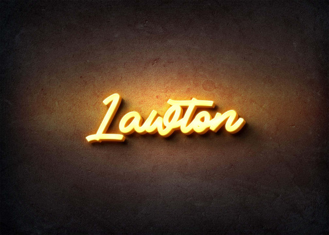 Free photo of Glow Name Profile Picture for Lawton