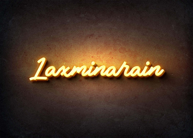 Free photo of Glow Name Profile Picture for Laxminarain