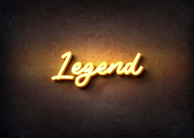 Free photo of Glow Name Profile Picture for Legend