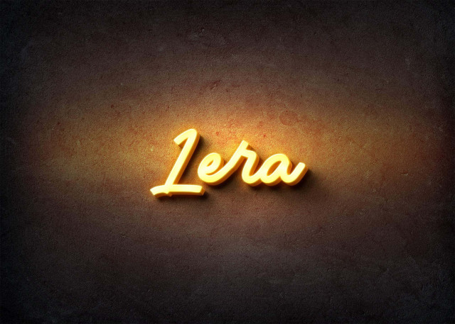 Free photo of Glow Name Profile Picture for Lera