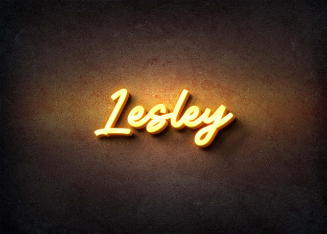Free photo of Glow Name Profile Picture for Lesley