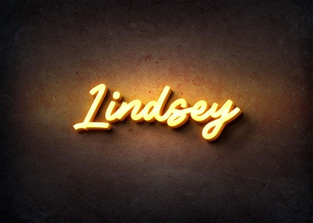 Free photo of Glow Name Profile Picture for Lindsey