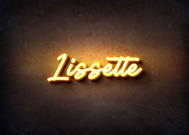 Free photo of Glow Name Profile Picture for Lissette