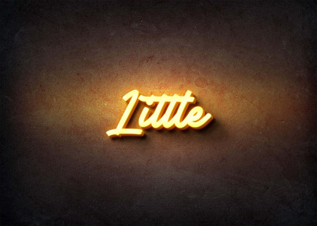 Free photo of Glow Name Profile Picture for Little