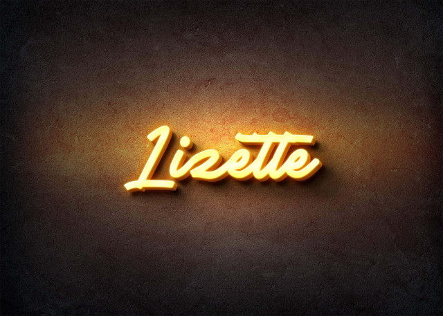 Free photo of Glow Name Profile Picture for Lizette