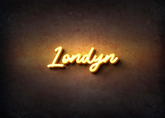 Free photo of Glow Name Profile Picture for Londyn