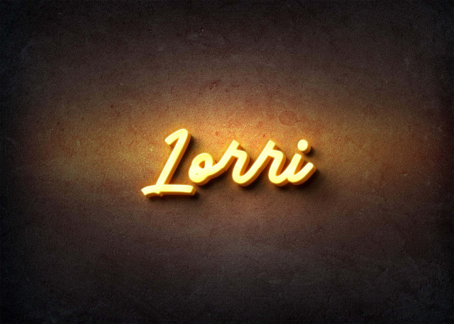 Free photo of Glow Name Profile Picture for Lorri