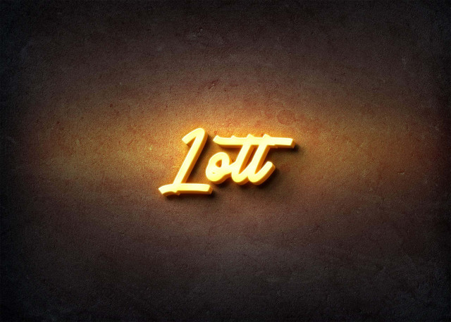 Free photo of Glow Name Profile Picture for Lott