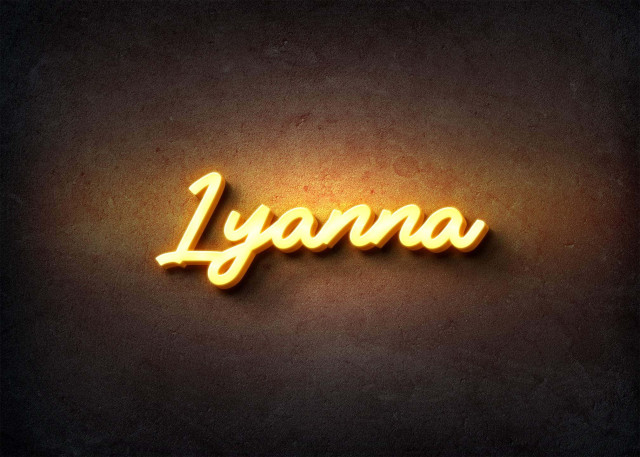 Free photo of Glow Name Profile Picture for Lyanna