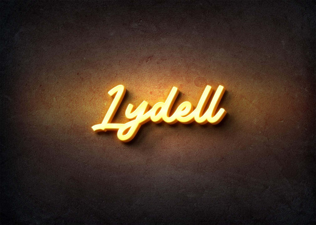 Free photo of Glow Name Profile Picture for Lydell