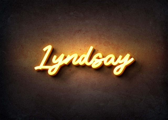 Free photo of Glow Name Profile Picture for Lyndsay