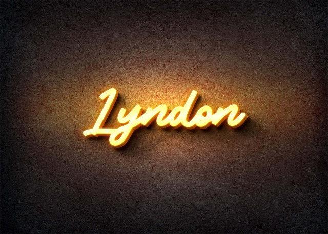 Free photo of Glow Name Profile Picture for Lyndon
