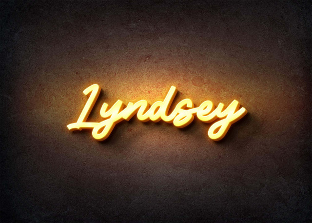 Free photo of Glow Name Profile Picture for Lyndsey