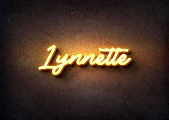 Free photo of Glow Name Profile Picture for Lynnette