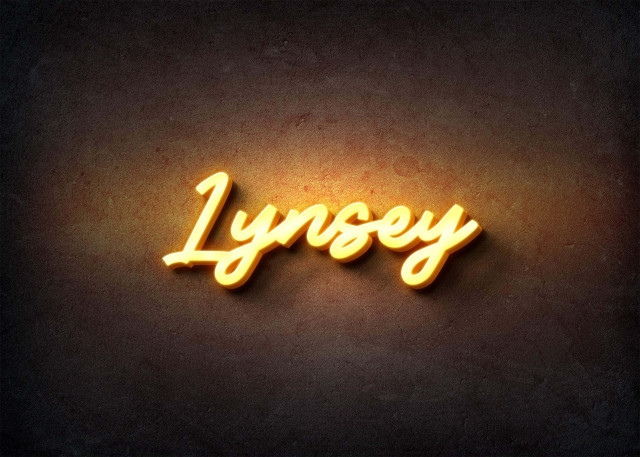 Free photo of Glow Name Profile Picture for Lynsey