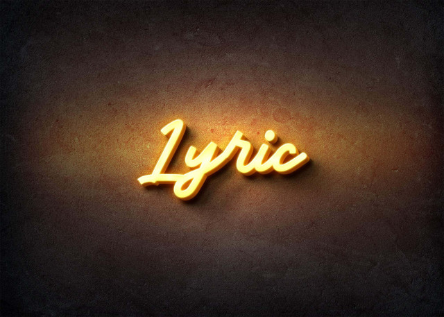 Free photo of Glow Name Profile Picture for Lyric