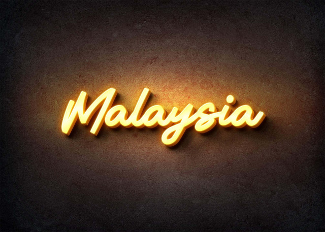 Free photo of Glow Name Profile Picture for Malaysia