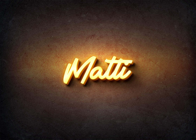 Free photo of Glow Name Profile Picture for Malti