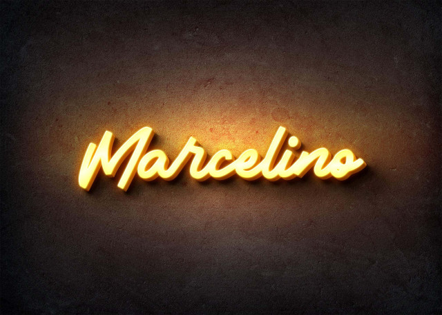 Free photo of Glow Name Profile Picture for Marcelino