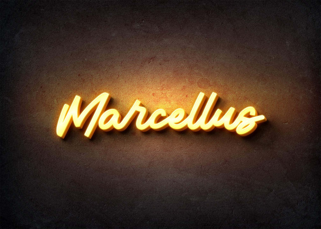 Free photo of Glow Name Profile Picture for Marcellus