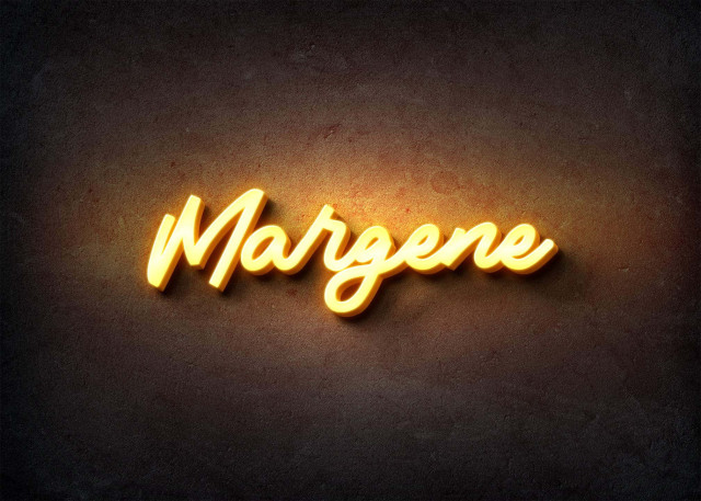 Free photo of Glow Name Profile Picture for Margene