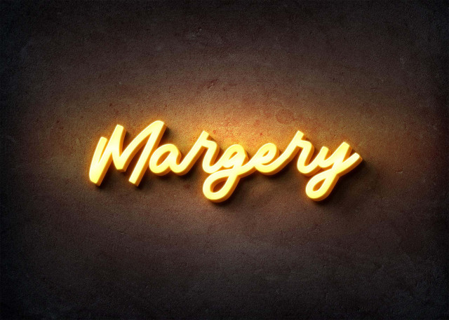 Free photo of Glow Name Profile Picture for Margery