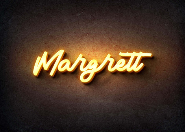 Free photo of Glow Name Profile Picture for Margrett