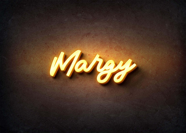 Free photo of Glow Name Profile Picture for Margy