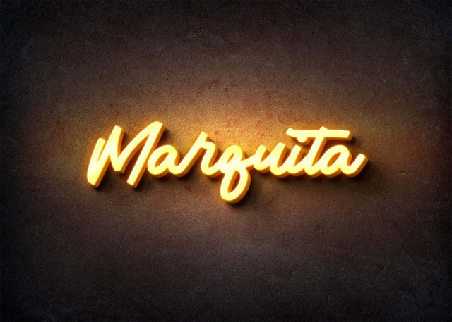 Free photo of Glow Name Profile Picture for Marquita