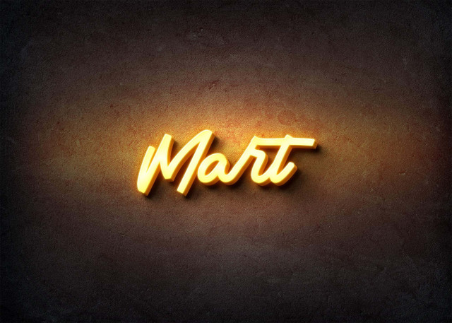 Free photo of Glow Name Profile Picture for Mart