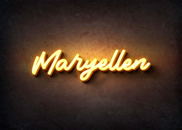 Free photo of Glow Name Profile Picture for Maryellen