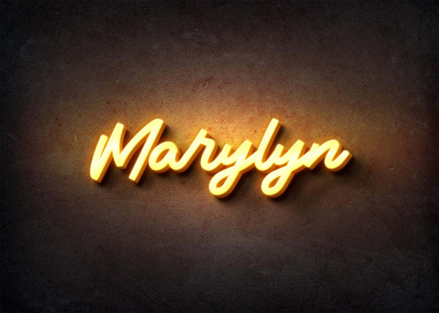 Free photo of Glow Name Profile Picture for Marylyn