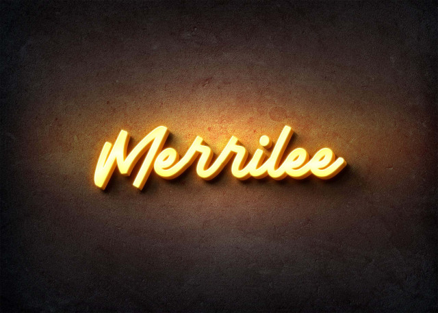 Free photo of Glow Name Profile Picture for Merrilee