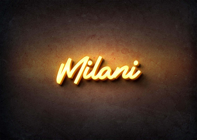 Free photo of Glow Name Profile Picture for Milani