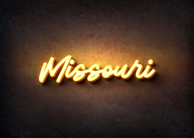 Free photo of Glow Name Profile Picture for Missouri