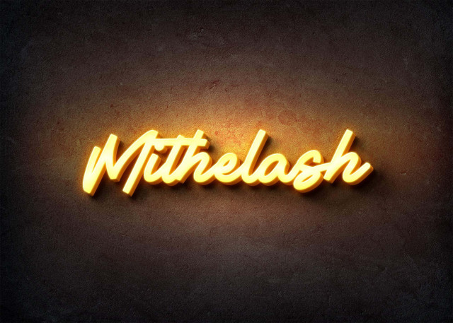 Free photo of Glow Name Profile Picture for Mithelash