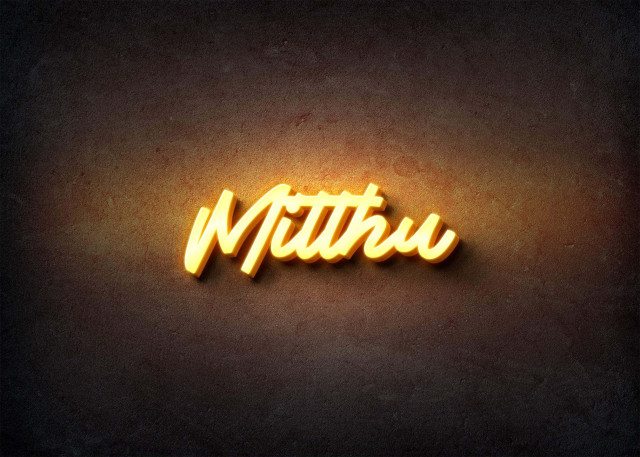 Free photo of Glow Name Profile Picture for Mitthu