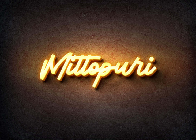 Free photo of Glow Name Profile Picture for Mittopuri