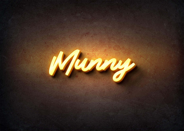 Free photo of Glow Name Profile Picture for Munny