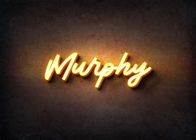 Free photo of Glow Name Profile Picture for Murphy