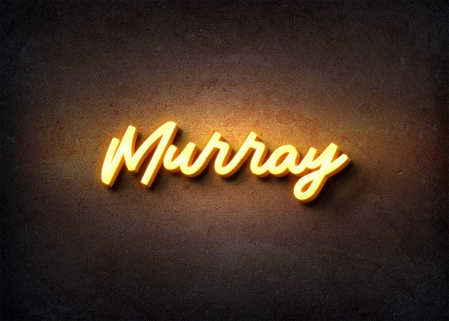 Free photo of Glow Name Profile Picture for Murray