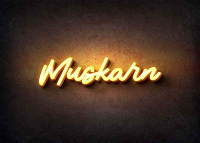 Free photo of Glow Name Profile Picture for Muskarn