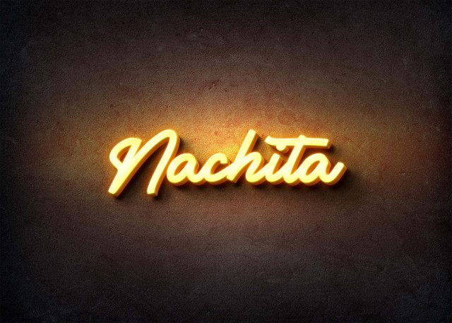 Free photo of Glow Name Profile Picture for Nachita